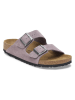 Birkenstock Leren slippers "Arizona" paars