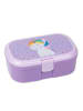 Lutz Mauder Lunchbox "Einhorn" in Lila - (L)16,5 x (B)10,5 x (H)6,5 cm