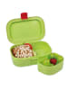 Lutz Mauder Lunchbox "Dino" in Hellgrün - (L)16,5 x (B)10,5 x (H)6,5 cm