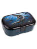 Lutz Mauder Lunchbox "Dinosaurier" in Schwarz - (L)16,5 x (B)10,5 x (H)6,5 cm