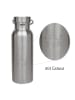 Lutz Mauder Edelstahl-Trinkflasche "Delfin" in Silber - 500 ml