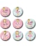 Lutz Mauder Mini-Buttons "Ballerina" - 8 Stück - ab 3 Jahren