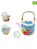 Easy Life 3-delige theeset ''En Plein Air'' blauw/meerkleurig