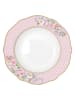 Easy Life 6er-Set: Suppenteller ''Garden Joy'' in Rosa/ Weiß/ Bunt - Ø 23 cm
