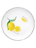 Easy Life 4er-Set: Speiseteller ''Amalfi'' in Weiß/ Gelb - Ø 26 cm