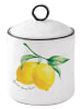 Easy Life 2er-Set: Vorratsbehälter ''Amalfi'' in Weiß/ Gelb - (H)15,5 x Ø 10,5 cm