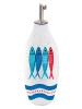 Easy Life Dozownik oleju "Sardine's Party" w kolorze biało-niebiesko-czerwonym - 300 ml