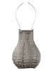 Lumiz LED-Solarlaterne ''Lace Bulb'' in Taupe - (H)20 x Ø 16 cm