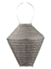 Lumiz Lampion solarny LED "Ikat Diamond" w kolorze szarobrązowym - wys. 28 x Ø 28 cm