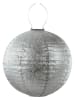 Lumiz Lampion solarny LED "Tigres Rond" w kolorze srebrnym - Ø 40 cm