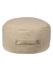 The Wild Hug Pouf "Panda" in Beige - (H)20 x Ø 50 cm