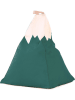 little nice things Sitzsack "Mountain" in Grün - (B)50 x (H)60 x (T)50 cm