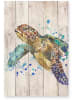Folkifreckles Holzdruck "Turtle" - (B)40 x (H)60 cm