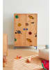 Folkifreckles Kleiderschrank "Alva" in Hellbraun/ Bunt - (B)75 x (H)125 x (T)45 cm