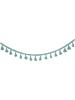 Folkifreckles Girlande in Türkis - (L)150 cm