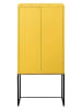 little nice things Highboard ''Lennon'' geel - (B)75 x (H)164 x (D)30 cm
