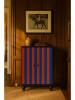 little nice things Highboard "Marcus" zwart/rood/blauw - (B)75 x (H)127 x (D)45 cm
