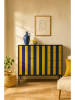 little nice things Kredens "Wilma" w kolorze czarno-żółto-granatowym - 113 x 84 x 45 cm