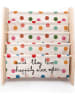 The Wild Hug Kast "Happy Destiny" crème/meerkleurig - (B)61 x (H)70 x (D)31 cm