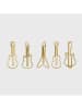 SuckUK Paperclips ''Rockstar'' goudkleurig - 5 stuks - vanaf 6 jaar
