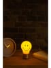 SuckUK Dekoracyjna lampa LED "Smiley" w kolorze żółtym