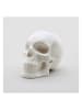 SuckUK Lampa stołowa LED "Skull" w kolorze białym - 12 x 15 x 19 cm