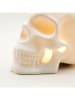 SuckUK Lampa stołowa LED "Skull" w kolorze białym - 12 x 15 x 19 cm
