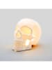 SuckUK LED-TIschleuchte ''Skull'' in Weiß - (B)12 x (H)15 x (T)19 cm