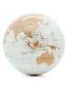 Luckies Original Elektr. Globus ''Revolving Globe'' in Hellblau/ Beige - Ø 14 cm