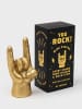 Luckies Original Decoratief figuur ''You Rock!'' goudkleurig - (B)5,8 x (H)11,7 x (D)4,5 cm