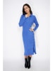 ASSUILI Gebreide jurk blauw