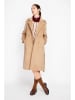 ASSUILI Płaszcz przejściowy w kolorze beżowym