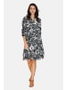 ASSUILI Kleid in Schwarz/ Weiß