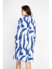 ASSUILI Kleid in Weiß/ Blau