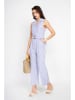 ASSUILI Jumpsuit in Blau/ Weiß