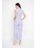 ASSUILI Jumpsuit blauw/wit