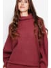 ASSUILI Pullover in Bordeaux