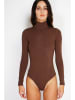 ASSUILI Kaschmir-Body in Dunkelbraun