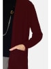 ASSUILI Cardigan in Dunkelrot