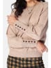 ASSUILI Pullover in Beige