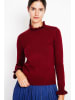 ASSUILI Pullover in Bordeaux