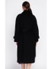 ASSUILI Płaszcz przejściowy w kolorze czarnym