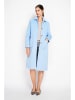 ASSUILI Płaszcz przejściowy w kolorze błękitnym