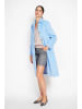 ASSUILI Płaszcz przejściowy w kolorze błękitnym