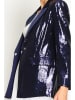 ASSUILI Paillettenblazer donkerblauw