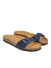 BABUNKERS Family Leren slippers donkerblauw