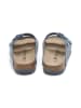 BABUNKERS Family Leder-Pantoletten in Blau