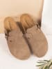 BABUNKERS Family Leder-Clogs in Beige