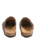 BABUNKERS Family Leder-Clogs in Braun