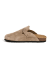 BABUNKERS Family Leder-Clogs in Beige